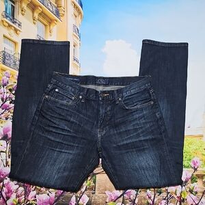 Lucky Brand Dark Blue 221 Original Straight Jeans 33x34